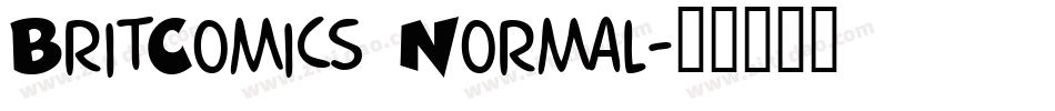 BritComics Normal字体转换